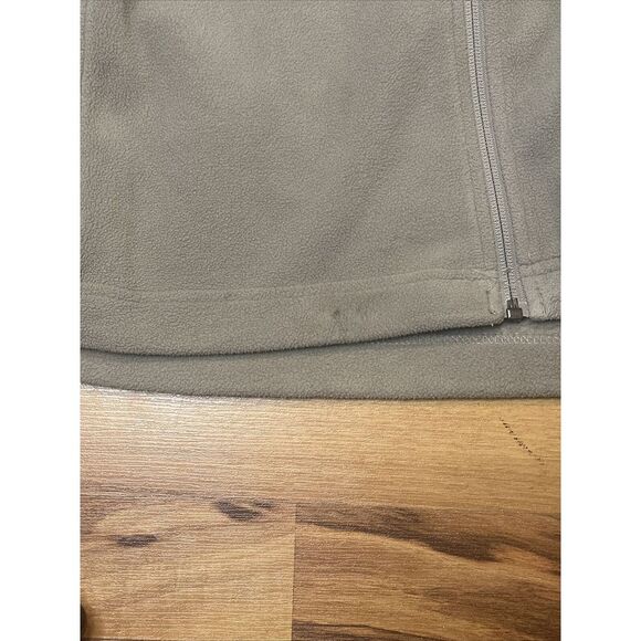 Vintage 2000s‎ Y2K Champion Fleece Jacket Coat Full Zip Up Mens L Tan - Picture 5 of 5